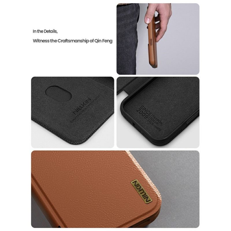 Δερματινη Θηκη iPhone 17 Σειρά Qin Pro Nillkin
