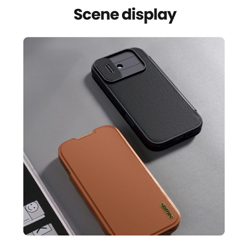 Δερματινη Θηκη iPhone 17 Σειρά Qin Pro Nillkin