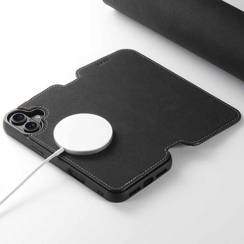 Δερματινη Θηκη iPhone 17 Στυλ Δερμάτινου Συμβατού Με Magsafe