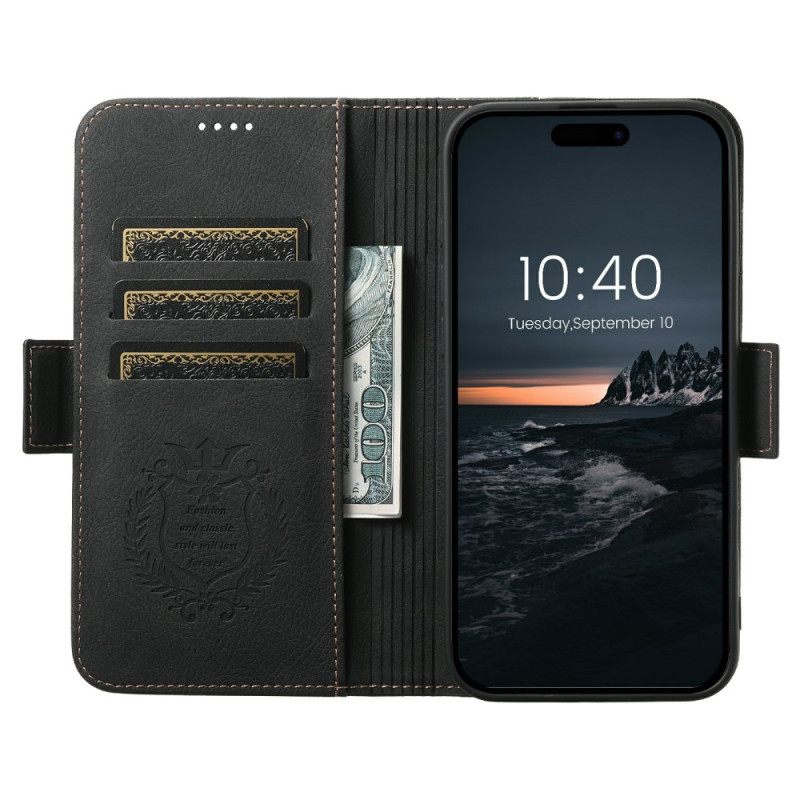 Δερματινη Θηκη iPhone 17 Συμβατή Με Magsafe Premium Retro Σιλικόνης