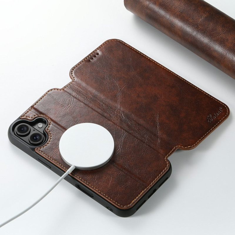 Δερματινη Θηκη iPhone 17 Συμβατό Με Magsafe Σιλικόνης