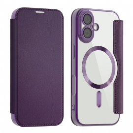 Δερματινη Θηκη iPhone 17 Συμβατό Με Magsafe Με Θήκη Κάρτας Rfid