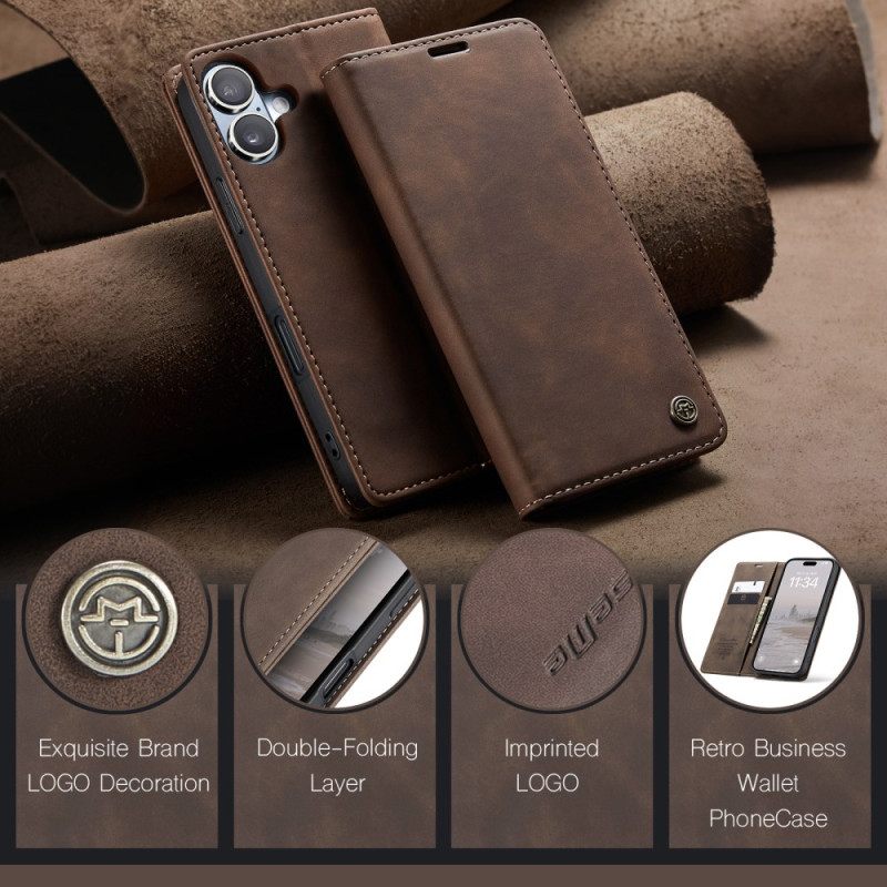Δερματινη Θηκη iPhone 17 Θήκες Κινητών Προστασία Rfid Caseme