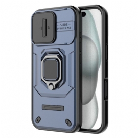 Κάλυμμα iPhone 17 Ανθεκτικό Δαχτυλίδι Με Κάμερα Προστατευτικό Σιλικόνης