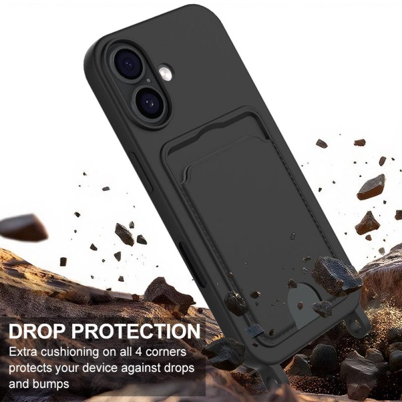 Κάλυμμα iPhone 17 Κορδόνι Για Θήκη Καρτών