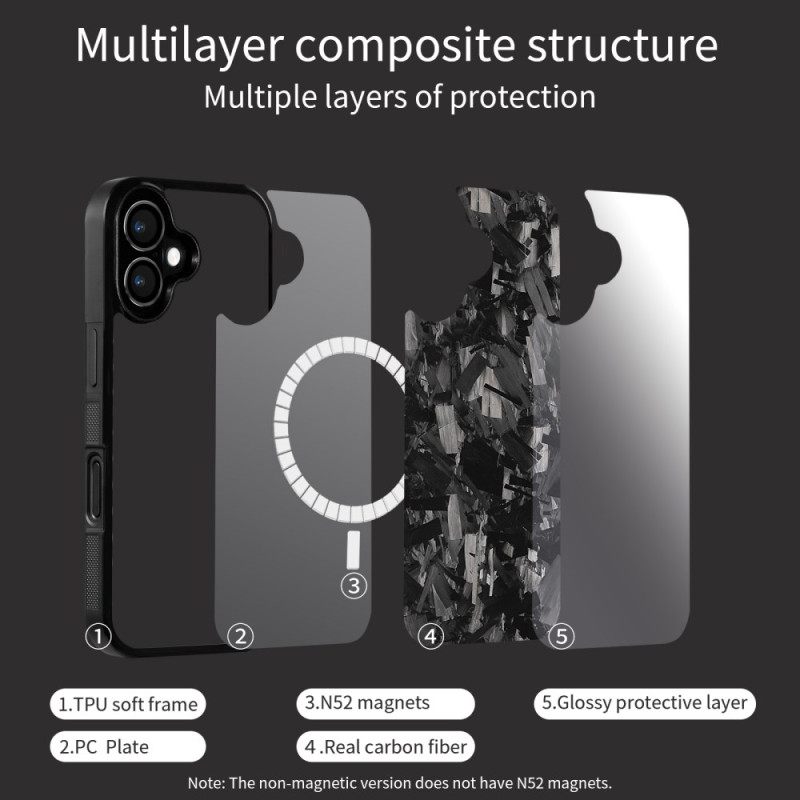 Κάλυμμα iPhone 17 Magsafe Από Σφυρήλατες Ίνες Αραμιδίου
