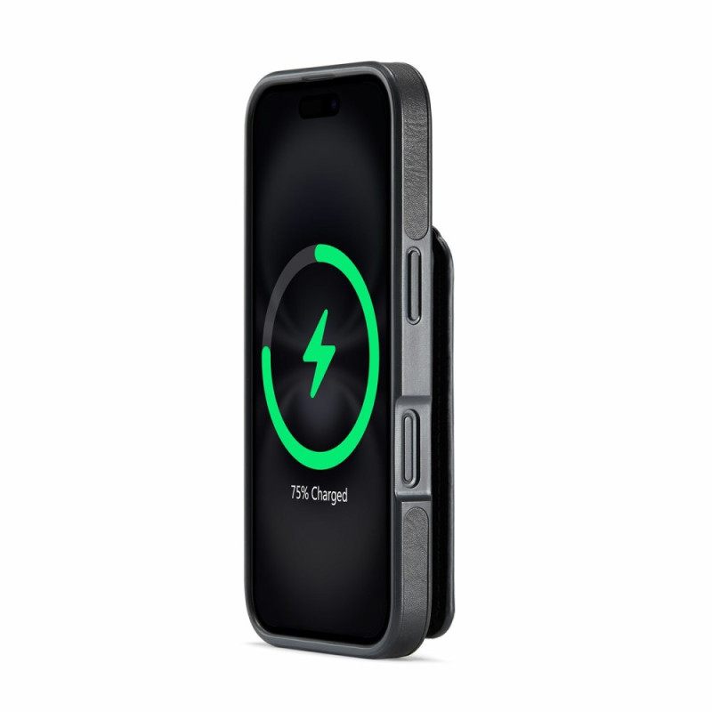 Κάλυμμα iPhone 17 Magsafe Με Θήκη Κάρτας Rfid Και Ενσωματωμένη Βάση Σιλικόνης