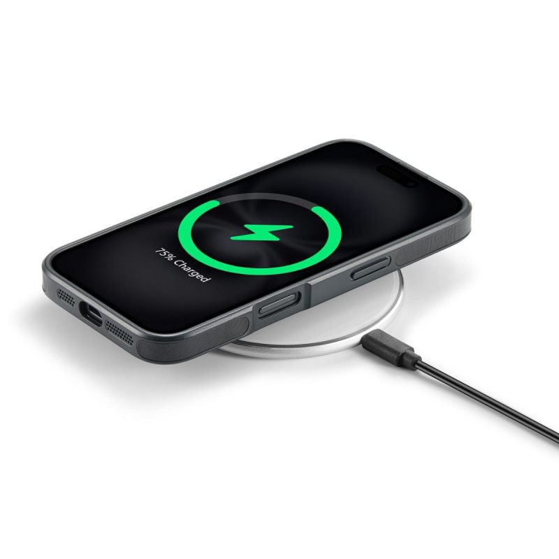 Κάλυμμα iPhone 17 Magsafe Συμβατό Με Εφέ Δέρματος Premium