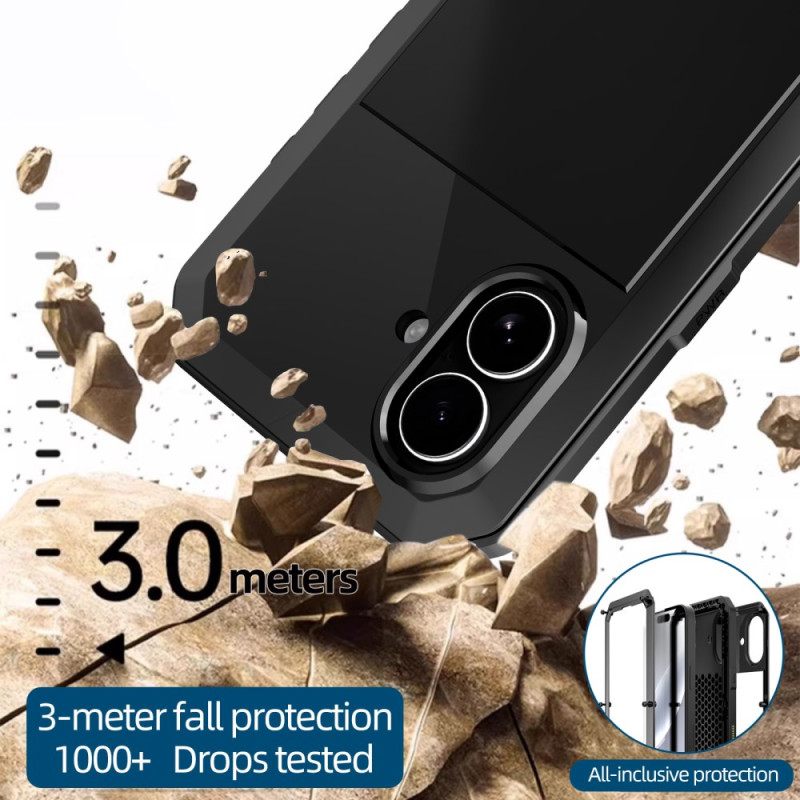 Κάλυμμα iPhone 17 Με Προστατευτικό Οθόνης Από Σκληρυμένο Γυαλί Σιλικόνης