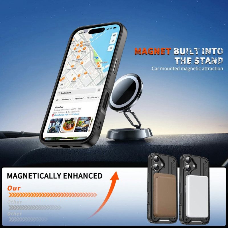 Κάλυμμα iPhone 17 Περιστρεφόμενη Βάση Και Συμβατότητα Με Magsafe Σιλικόνης