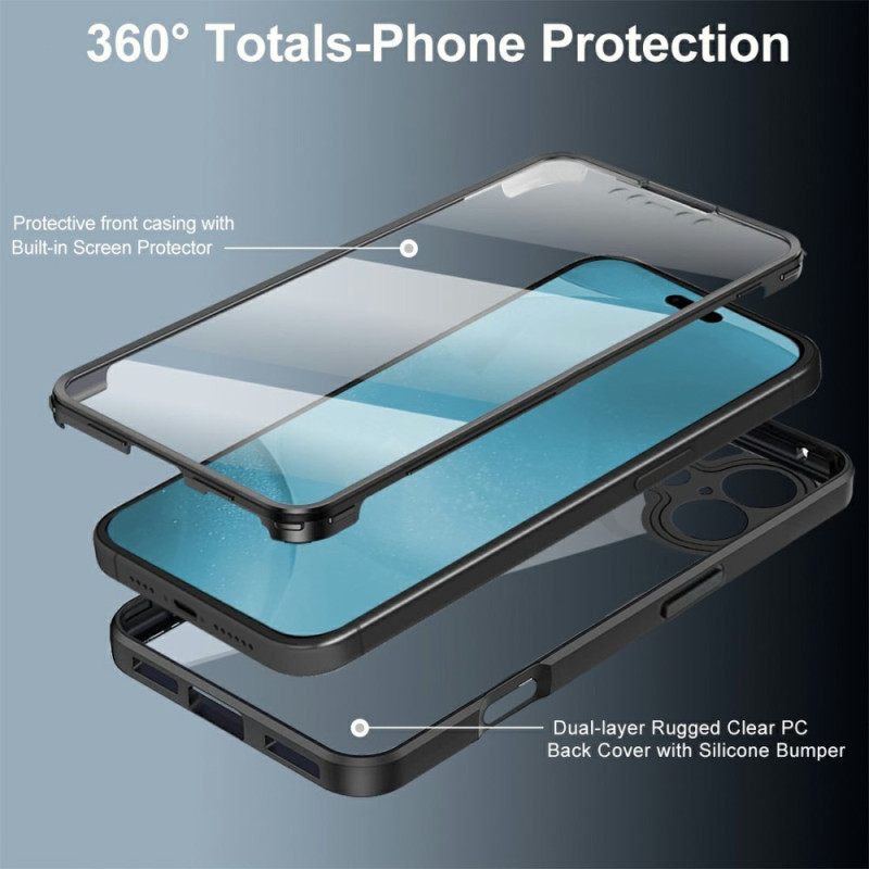 Κάλυμμα iPhone 17 Προστασία 360 Μοιρών Διαφανές