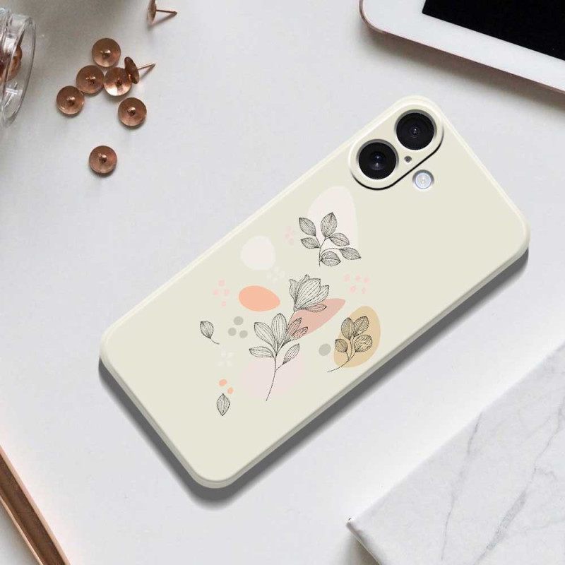 Κάλυμμα iPhone 17 Σκιτσαρισμένα Φύλλα