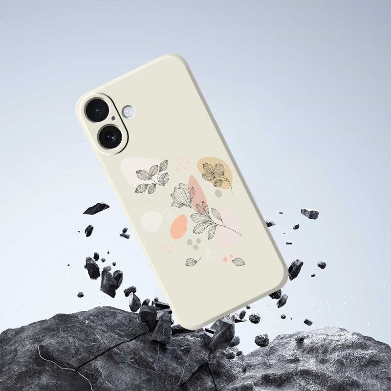 Κάλυμμα iPhone 17 Σκιτσαρισμένα Φύλλα