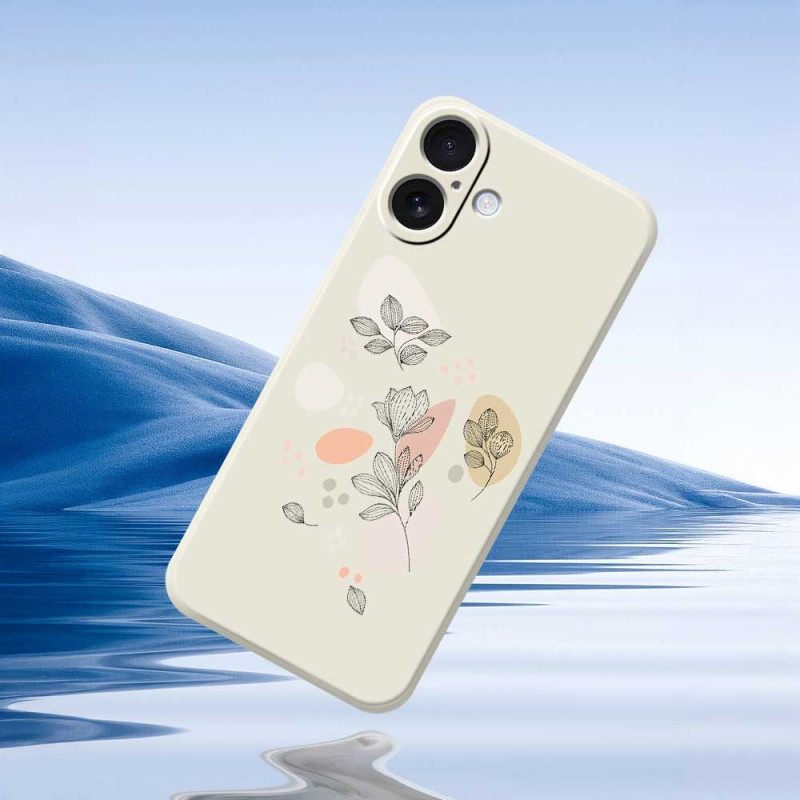Κάλυμμα iPhone 17 Σκιτσαρισμένα Φύλλα