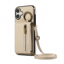 Κάλυμμα iPhone 17 Θήκες Κινητών Πορτοφόλι Με Φερμουάρ