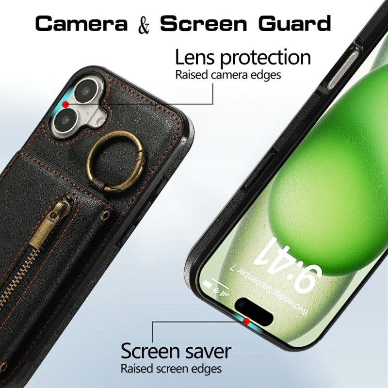 Κάλυμμα iPhone 17 Θήκες Κινητών Πορτοφόλι Με Φερμουάρ
