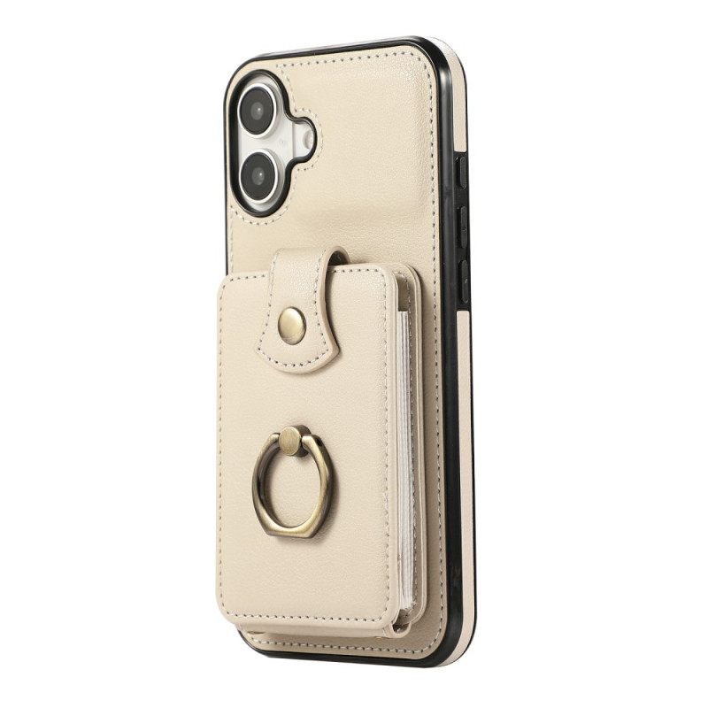 Κάλυμμα iPhone 17 Θήκη Πολλαπλών Καρτών Και Ιμάντας Ώμου