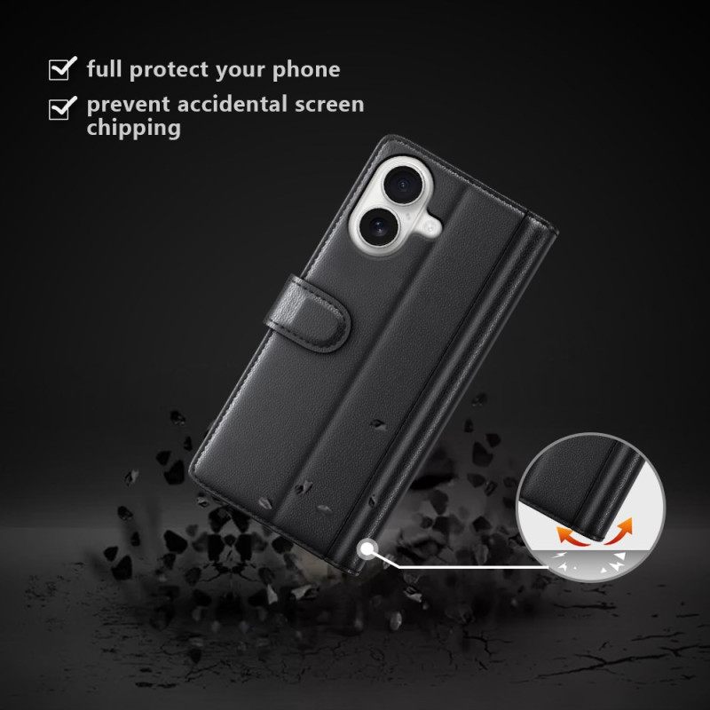 Θηκη Κινητου iPhone 17 Θήκες Κινητών Πορτοφόλι Από Γνήσιο Δέρμα