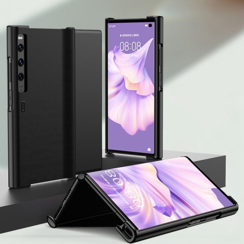Δερματινη Θηκη Huawei Mate XS 2 Δερμάτινο Στυλ Σιλικόνης