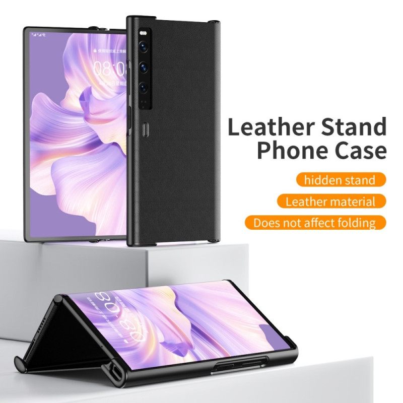 Δερματινη Θηκη Huawei Mate XS 2 Δερμάτινο Στυλ Σιλικόνης