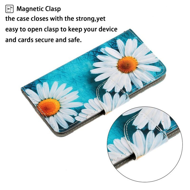 Κάλυμμα Samsung Galaxy S20 με κορδονι Strappy Daisies