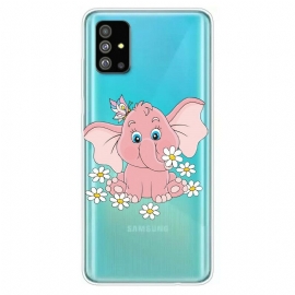 Θήκη Samsung Galaxy S20 Διαφανής Ροζ Ελέφαντας