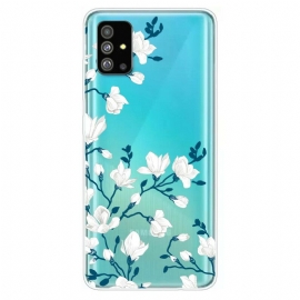 Θήκη Samsung Galaxy S20 Λευκά Λουλούδια