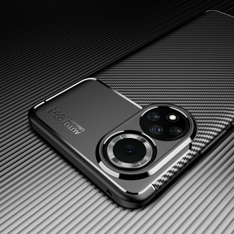 θηκη κινητου Huawei Nova 9 Pro / Honor 50 Pro Εύκαμπτη Ίνα Άνθρακα