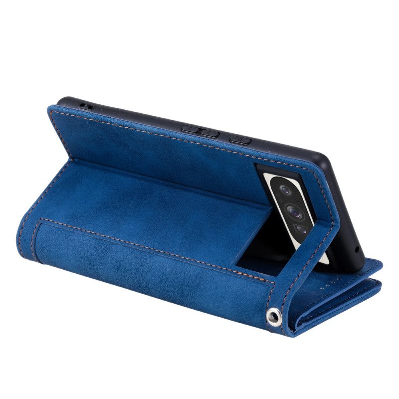 Δερματινη Θηκη Google Pixel 10 Pro Xl 9 Θήκες Κάρτας Και Φερμουάρ Πορτοφόλι