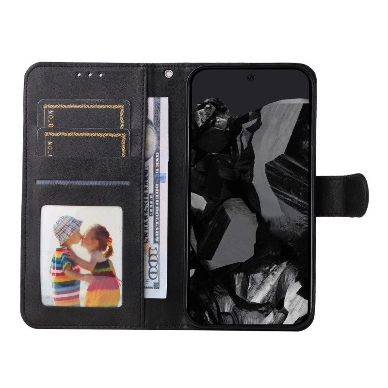 Δερματινη Θηκη Google Pixel 10 Pro Xl Απλό Δέρμα Με Τεχνητό Κόσμημα