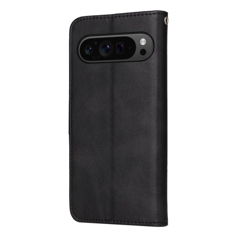 Δερματινη Θηκη Google Pixel 10 Pro Xl Απλό Δέρμα Με Τεχνητό Κόσμημα