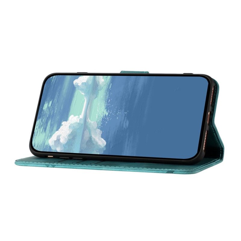 Δερματινη Θηκη Google Pixel 10 Pro Xl Γεωμετρικές Γραμμές Με Λουράκι