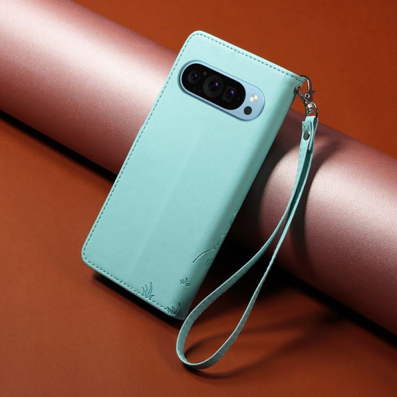 Δερματινη Θηκη Google Pixel 10 Pro Xl Κλείδωμα Rfid Και Σχέδιο Σκύλου Σιλικόνης