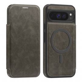 Δερματινη Θηκη Google Pixel 10 Pro Xl Magsafe Συμβατό Με Θήκη Καρτών Rfid Σιλικόνης