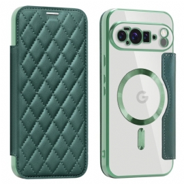 Δερματινη Θηκη Google Pixel 10 Pro Xl Συμβατό Με Magsafe Καπιτονέ