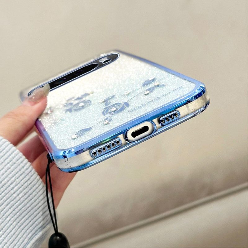 Κάλυμμα Google Pixel 10 Pro Xl Κορδόνι Με Στρας Kadem Σιλικόνης