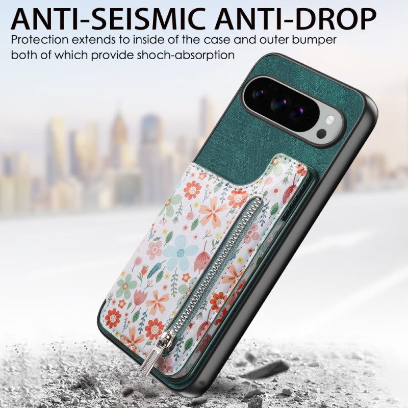 Κάλυμμα Google Pixel 10 Pro Xl Πορτοφόλι Με Λουλούδια