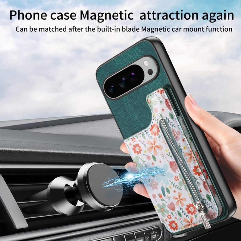 Κάλυμμα Google Pixel 10 Pro Xl Πορτοφόλι Με Λουλούδια