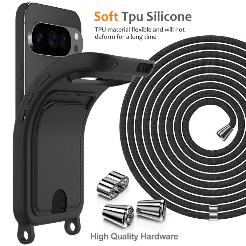 Κάλυμμα Google Pixel 10 Pro Xl Σιλικόνη Με Βάση Καρτών