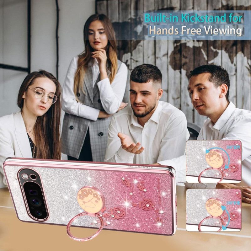 Κάλυμμα Google Pixel 10 Pro Xl Θήκη Δαχτυλιδιών Kadem Με Στρας