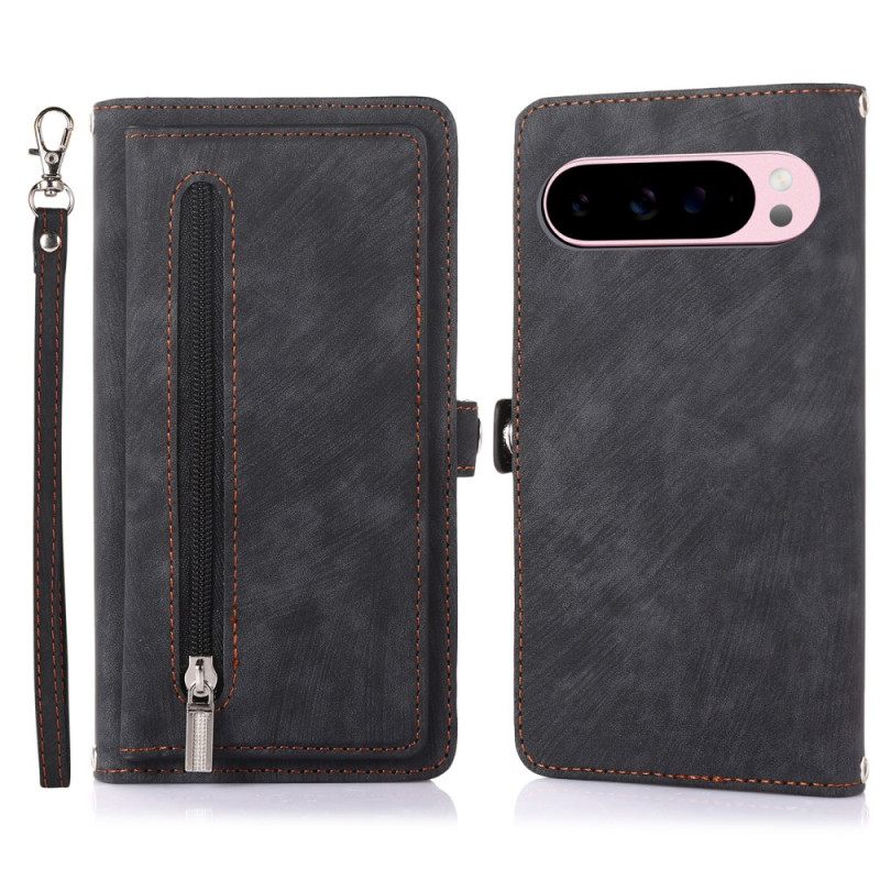 Θηκη Κινητου Google Pixel 10 Pro Xl Θήκες Κινητών Πορτοφόλι Με Εφέ Σουέτ