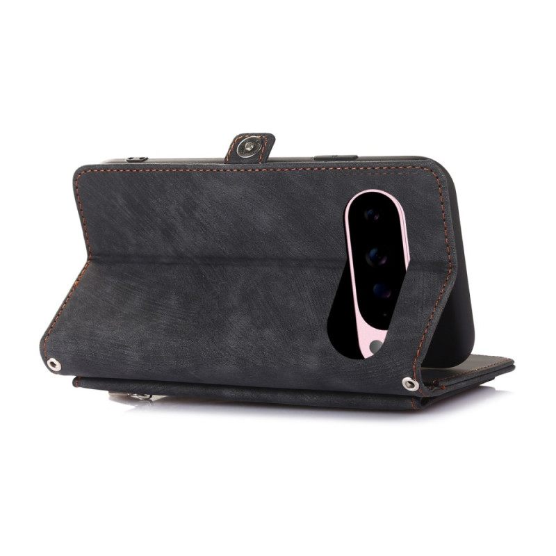 Θηκη Κινητου Google Pixel 10 Pro Xl Θήκες Κινητών Πορτοφόλι Με Εφέ Σουέτ