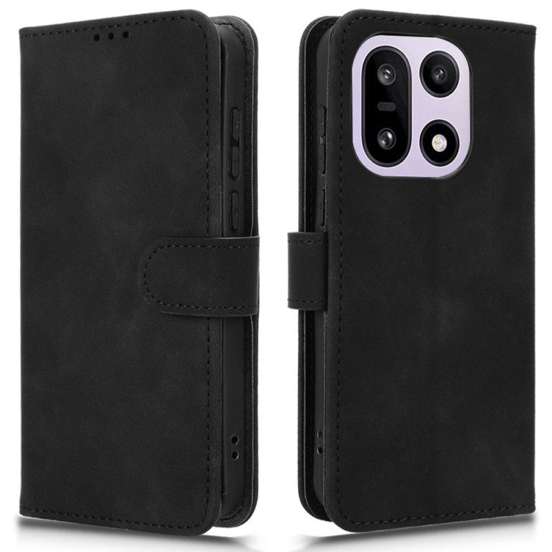 Δερματινη Θηκη Oneplus 15 Εφέ Σουέτ Σιλικόνης