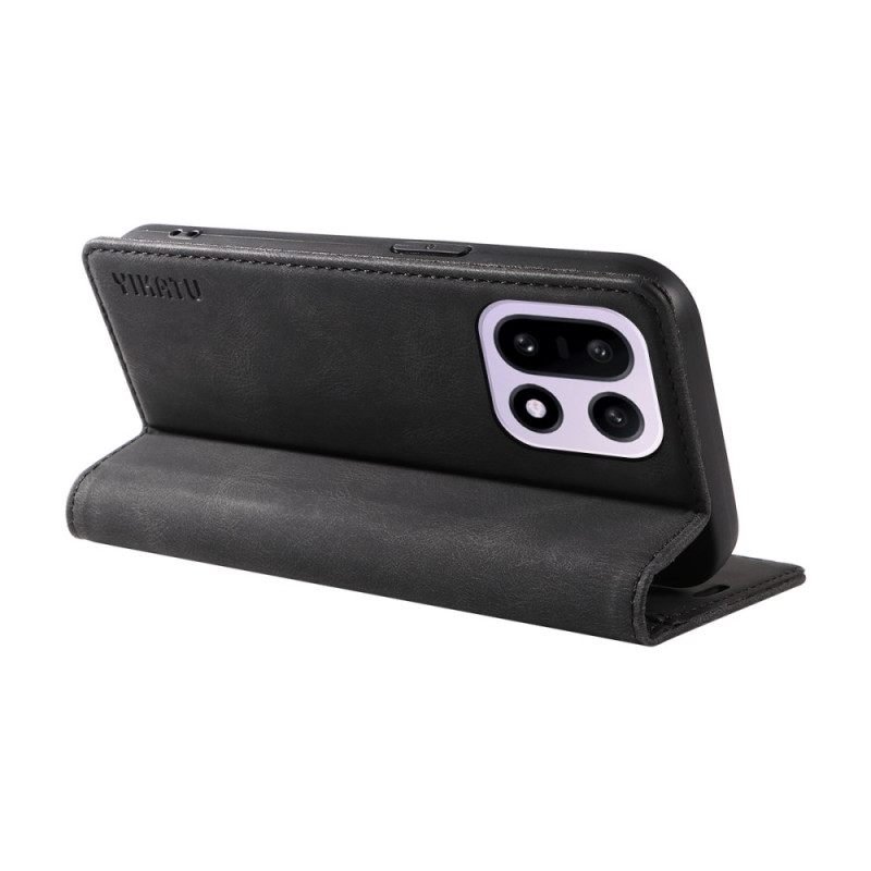 Δερματινη Θηκη Oneplus 15 Εφέ Σουέτ Yikatu Σιλικόνης