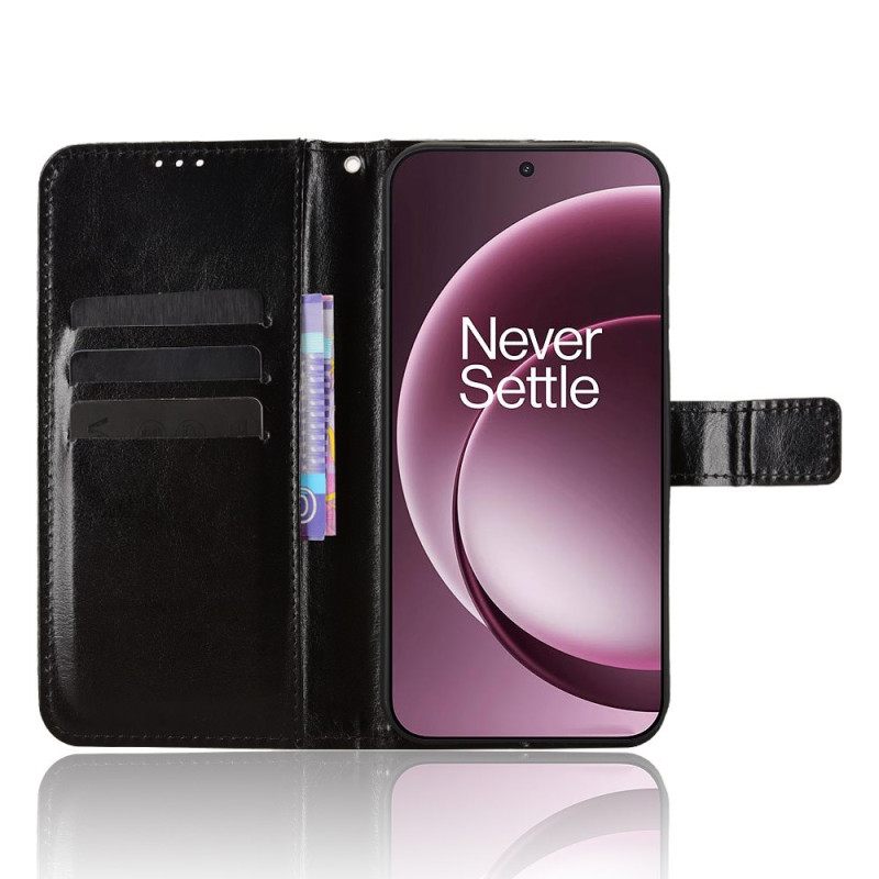 Δερματινη Θηκη Oneplus 15 Φανταχτερό Faux Δέρμα