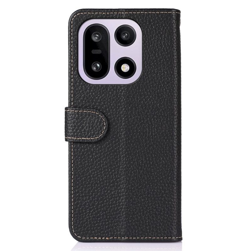 Δερματινη Θηκη Oneplus 15 Γνήσιο Δέρμα Khazneh Σιλικόνης