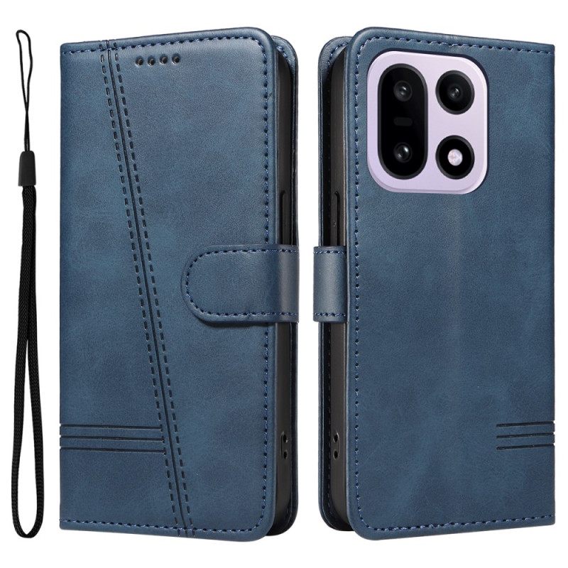 Δερματινη Θηκη Oneplus 15 Γραμμές T-design