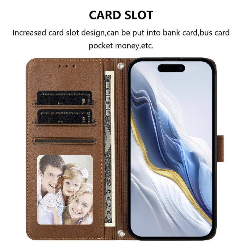 Δερματινη Θηκη Oneplus 15 Μικρή Γάτα Με Λουρί