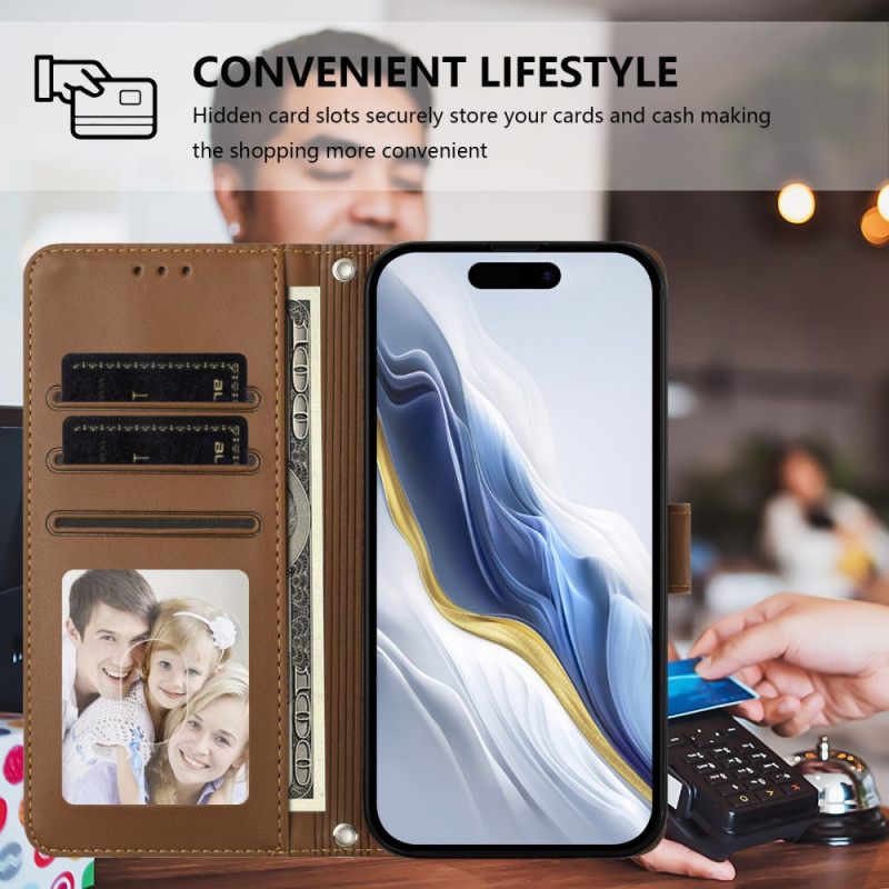 Δερματινη Θηκη Oneplus 15 Μικρή Γάτα Με Λουρί