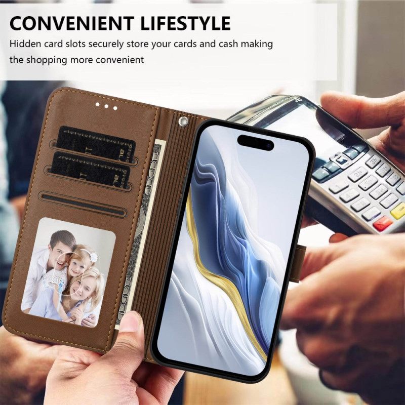 Δερματινη Θηκη Oneplus 15 Μικρή Γάτα Με Λουρί